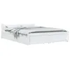 Image de vidaXL Cadre de lit sans Matelas avec tiroirs Blanc 140x190 cm