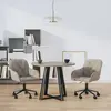 Image de vidaXL Chaises pivotantes à manger lot de 2 Gris clair Velours