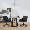 Image de vidaXL Chaises pivotantes à manger lot de 2 Noir Velours