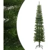 Image de Sapin de Noël artificiel mince avec support 240 cm PE