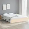 Image de vidaXL Cadre de lit sans matelas bois massif 160x200 cm