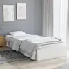 Image de vidaXL Cadre de lit sans matelas blanc bois massif 90x190 cm
