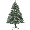 Image de vidaXL Sapin de Noël Artificiel avec Support Arbre de Noël Décoration de Vacances Ornement de Noël Décoration de Fête Salon Intérieur 180 cm PVC