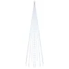 Image de Sapin de Noël sur mât de drapeau 310 LED Blanc froid 300 cm