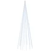 Image de Sapin de Noël sur mât de drapeau 732 LED Blanc froid 500 cm