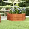 Image de vidaXL Lit surélevé de jardin rouillé 129x129x45 cm acier corten