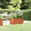 Image de vidaXL Lit surélevé de jardin rouillé 100x40x45 cm acier corten