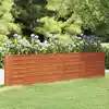 Image de vidaXL Lit surélevé de jardin rouillé 320x40x77 cm acier corten