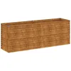 Image de vidaXL Lit surélevé de Jardin 196x50x69 cm Acier corten