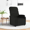 Image de vidaXL Fauteuil inclinable Noir Tissu
