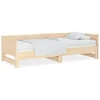 Image de vidaXL Dormeuse Estraibile in Legno Massello di Pino 2x(90x190) cm