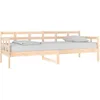 Image de vidaXL Lit de Jour Canapé-lit Cadre de Lit d'Invité Lit d'Appoint Canapé de Salon Chambre à Coucher Intérieur Bois Massif de Pin 80x200 cm