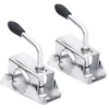 Image de vidaXL Pinces de roue de jauge 2 pcs 13,5x6,5x14 cm Acier galvanisé