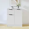 Image de vidaXL Buffet Blanc 60x30x70 cm Bois d'ingénierie