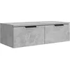 Image de Armoire murale Gris béton 68x30x20 cm Bois d ingénierie