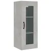 Image de vidaXL Armoire Murale Suspendue Gris béton 34,5x34x90 cm