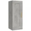 Image de Armoire murale Gris béton 35x34x90 cm Bois d ingénierie