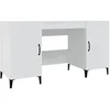 Image de Bureau Blanc 140x50x75 cm Bois d'ingénierie