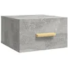 Image de Table de chevet murale gris béton 35x35x20 cm
