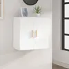 Image de vidaXL Armoire murale Blanc 60x30x60 cm Bois d'ingénierie