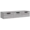 Image de Armoire murale Sonoma gris 102x30x20 cm Bois d ingénierie