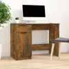 Image de vidaXL Bureau Chêne fumé 100x50x75 cm Bois d'ingénierie