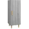 Image de vidaXL Buffet Armoire de Rangement Meuble de Rangement Armoire Latérale Salon Salle de Séjour Sonoma Gris 34,5x34x90 cm Bois d'Ingénierie
