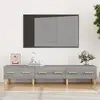 Image de vidaXL Meuble TV Sonoma gris 150x34,5x30 cm Bois d'ingénierie