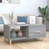 Image de vidaXL Table basse sonoma gris 89,5x50x40 cm bois d'ingénierie