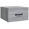 Image de Table de chevet murale Sonoma gris 35x35x20 cm