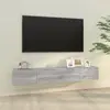 Image de vidaXL Meubles TV muraux 2pcs sonoma gris 100x30x30 cm bois ingénierie