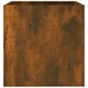 Image de vidaXL Jardinière en chêne fumé 40 x 40 x 40 cm en Bois Multicouche