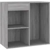 Image de Armoire cosmétique Sonoma gris 80x40x75 cm Bois d ingénierie