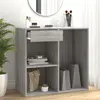 Image de vidaXL Armoire cosmétique Sonoma gris 80x40x75 cm Bois d'ingénierie