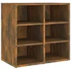 Image de Armoire à chaussures Chêne fumé 52,5x30x50 cm