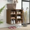 Image de vidaXL Armoire à chaussures Chêne marron 52,5x30x50 cm