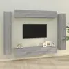Image de vidaXL Ensemble de meubles TV 8 pcs Sonoma gris Bois d'ingénierie