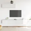Image de vidaXL Ensemble de meubles TV 3 pcs Blanc Bois d'ingénierie