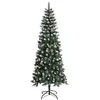 Image de Sapin de Noël artificiel avec support Vert 210 cm PVC