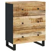 Image de vidaXL Buffet Armoire de Rangement Organisateur de Maison Armoire de Salon Meuble de Salle de Séjour Intérieur 60x33x75 cm Bois Massif de Manguier