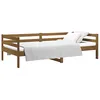 Image de Lit de jour sans matelas marron miel 90x190 cm bois pin massif
