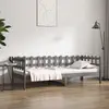 Image de vidaXL Lit de jour sans matelas gris 90x200 cm bois de pin massif