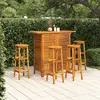 Image de vidaXL Ensemble de bar de jardin 5 pcs Bois d'acacia solide