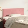 Image de Tête de lit Rose 80x5x78/88 cm Velours