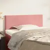 Image de vidaXL Tête de lit Rose 80x5x78/88 cm Velours
