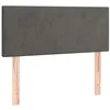 Image de Tête de lit Gris foncé 90x5x78 88 cm Velours