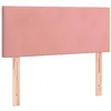 Image de vidaXL Hoofdbord 90x5x78/88 cm fluweel roze
