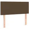 Image de Tête de lit Marron Foncé 100x5x78 88 cm Tissu