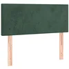 Image de SMARTGROUPSTORE BD Tête de lit en velours vert foncé 100 x 5 x 78/88 cm