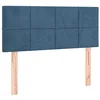 Image de Tête de lit Bleu foncé 80x5x78 88 cm Velours